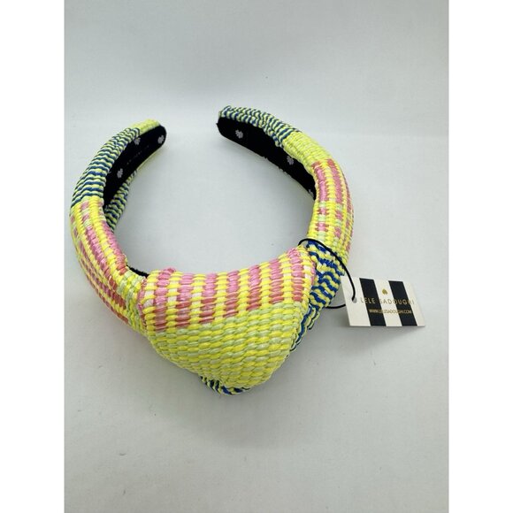 Lele Sadoughi Mixed Raffia Knotted Women’s Headband + Dust Bag -Multicolored main image 5